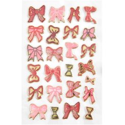 Paper Poetry 3D-Sticker selbstklebend 95 x 190 mm, Schleifen