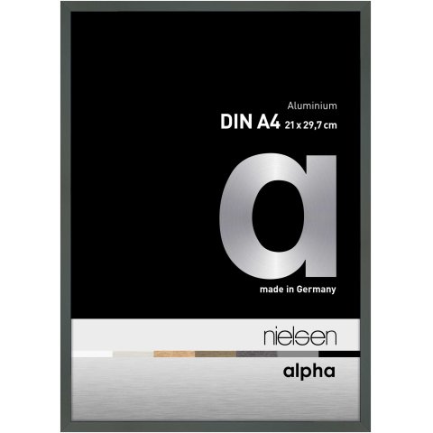 Nielsen removable frame Alu Alpha 21 x 29.7 cm (DIN A4), platinum