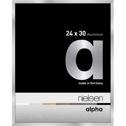 Nielsen removable frame Alu Alpha 24 x 30 cm, shiny silver
