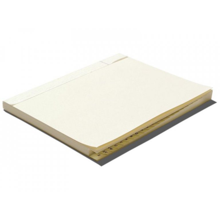 Buchblock blanko, Adressbuch