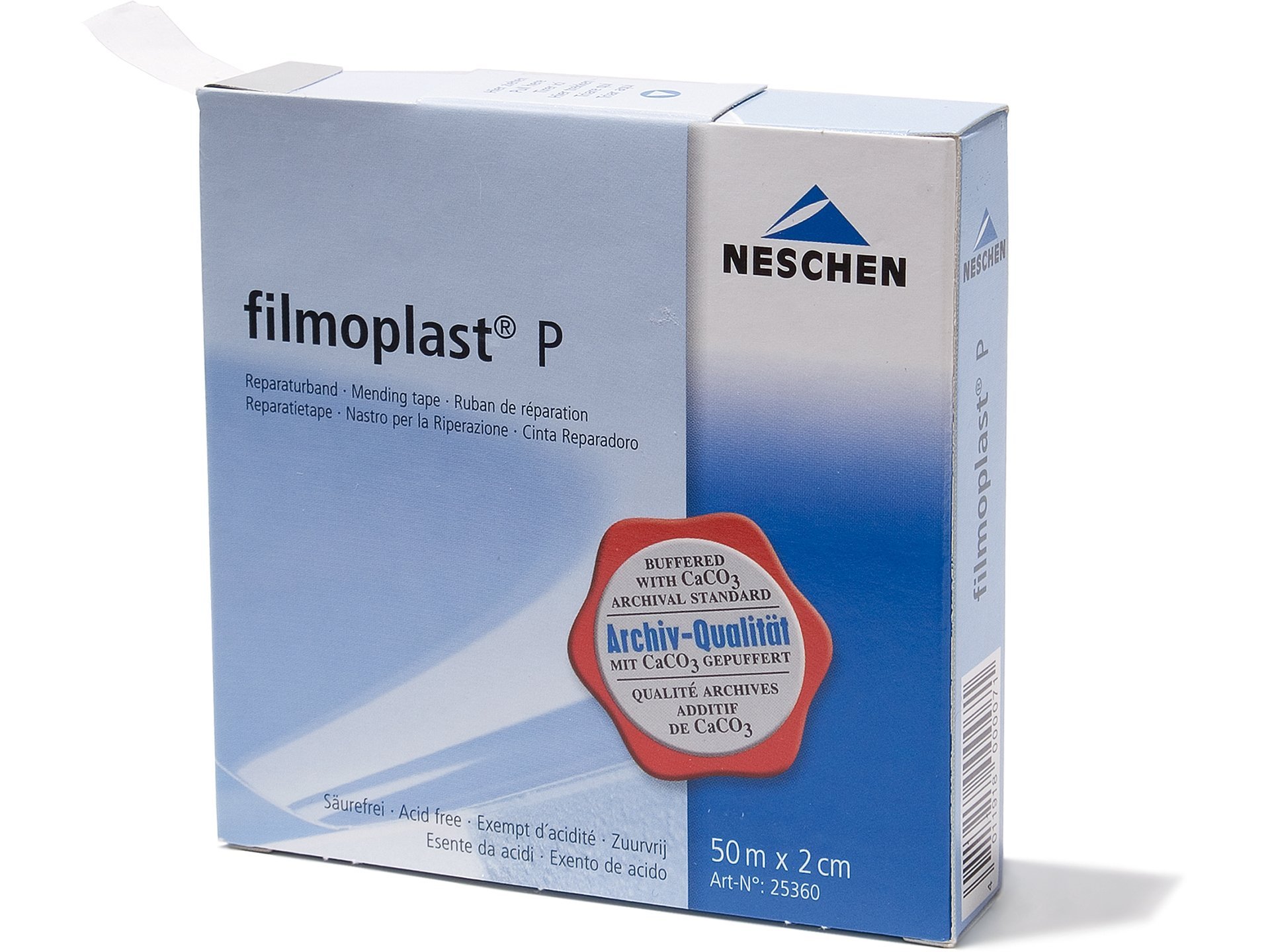 säurefrei Reparaturband transparent 50 x 2 cm Neschen Filmoplast P 
