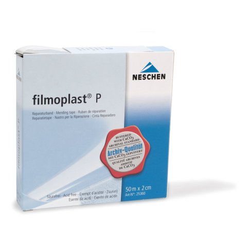 Cinta adhesiva de papel Neschen filmoplast P b = 20 mm, 50 m, translúcido