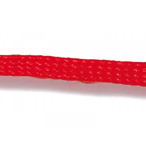 Bookmark lace, coloured red, 5 m
