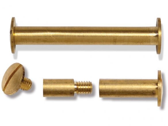 Buchschrauben Messing