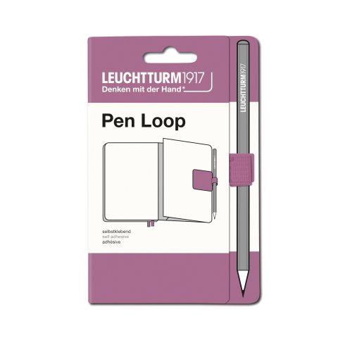 Leuchtturm Stifthalter Pen Loop 40 x 40 mm, Schlaufe b = 15 mm, dusty rose