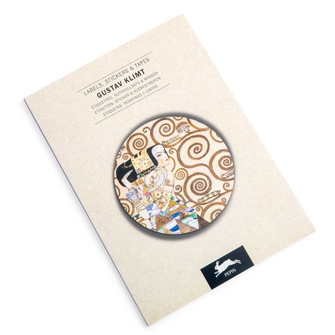 Pepin Label- und Stickerbuch 32 Blatt, 250 Sticker, Gustav Klimt