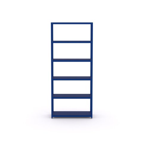 Estantería Modulor M1.6 1865x800x400mm, azul ultramar, RAL 5002, FS