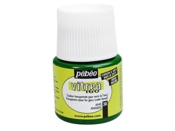 Pintura para vidrio Pebeo Vitrea 160, mate