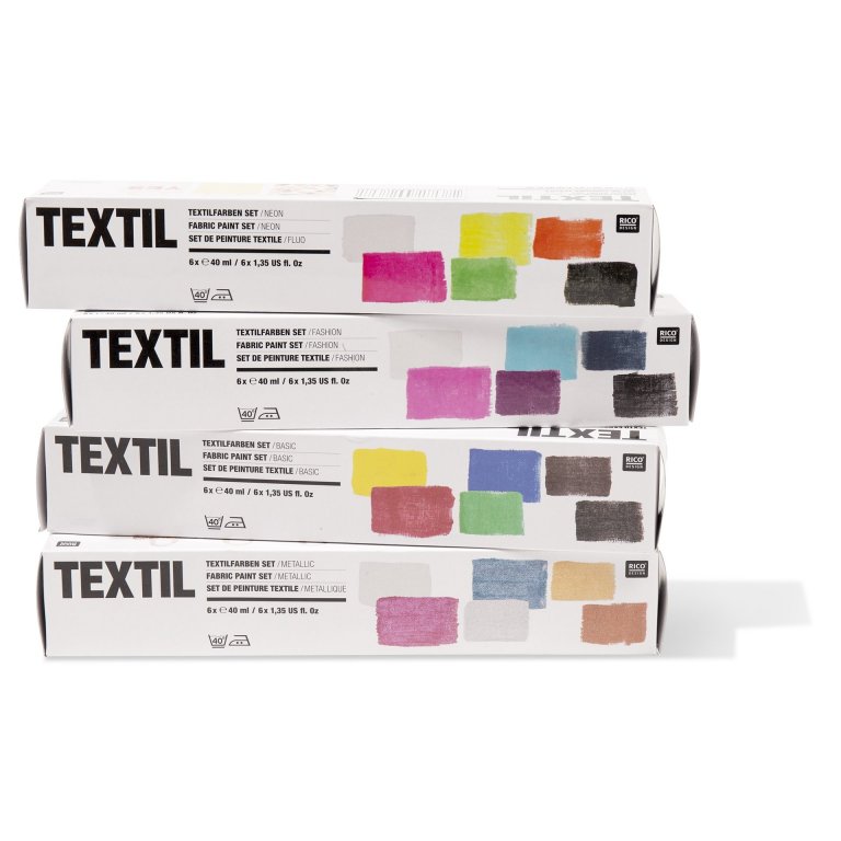 Textile paint set