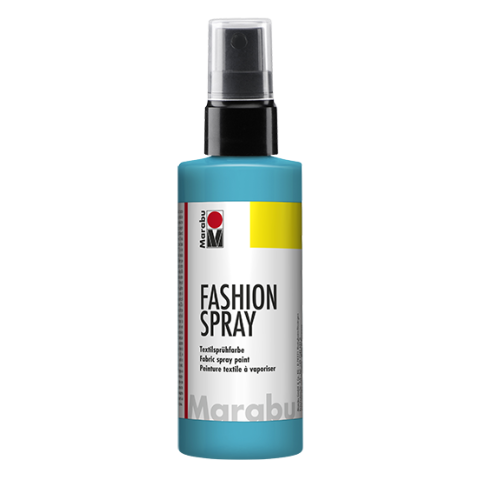 Marabu Fashion-Spray textile spray paint bottle, 100 ml, Caribbean (091)