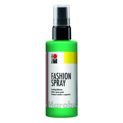 Marabu Fashion Spray Pintura en spray para textiles Botella, 100 ml, manzana (158)