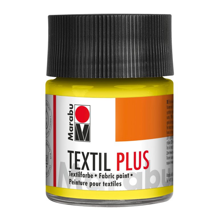 Marabu Textil Plus Fabric Paints Medium Yellow 50 Ml, 49 OFF