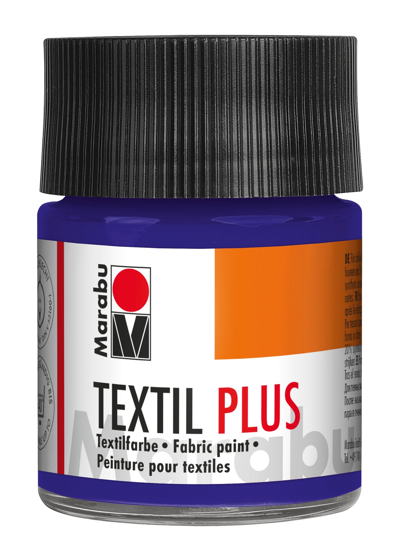 Marabu Textil Plus 17150039020 – Colore Per Tessuti Scuri, Limone 15ml, Lavabile A 40°C, Made In Germany - 3
