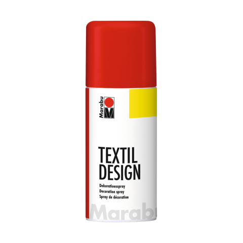 Spray de pintura para tela Marabu TextilDesign Lata 150 ml, rojo cereza (031)