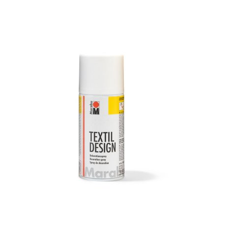 Spray de pintura para tela Marabu TextilDesign Lata 150 ml, blanca (070)