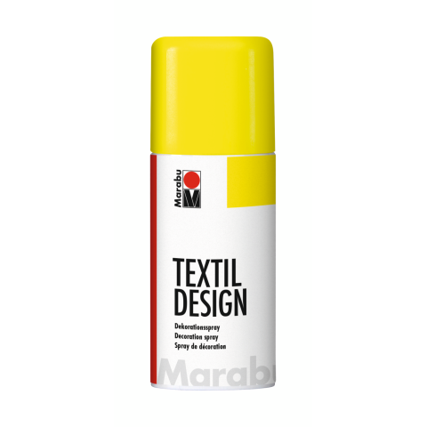 Marabu TextilDesign Colorspray, for fabrics Can 150 ml, neon yellow (321)