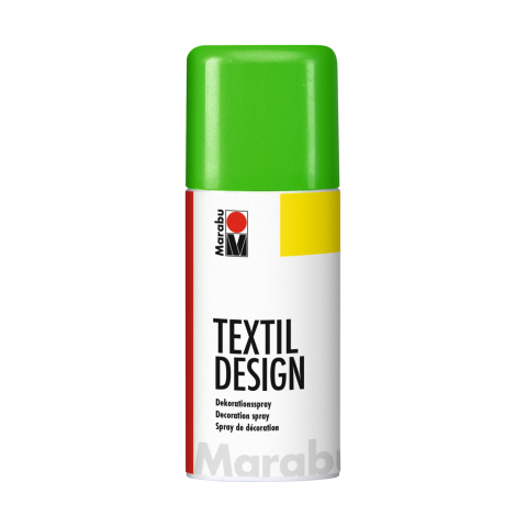 Marabu TextilDesign Colorspray, for fabrics Can 150 ml, neon green (365)