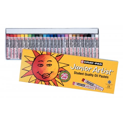 Sakura Crays-Pas Junior artist pastel oil crayons set of 25, ø 8/l=61 mm, round, school grade