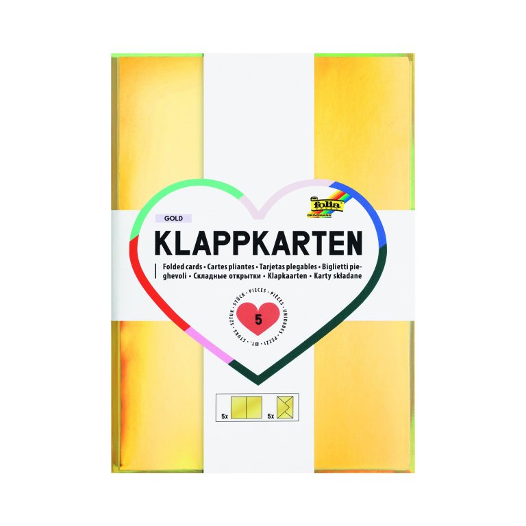 Kartenset metallic