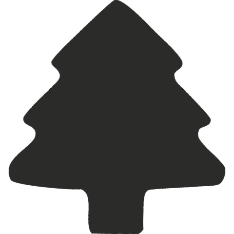 Motif punch approx. ø 17 mm, for 80 - 220 g/m², tree/fir
