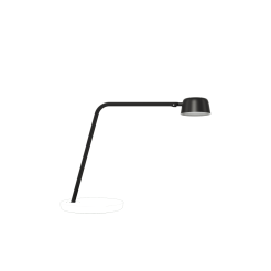 Lámpara de mesa Luxo Motus Table, de tenue a cálida, sin base 8,46 W, 2,7-4k K, 800 lm, CRI&gt;90, negro