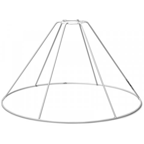 Lampenschirmgestell rund, konische Form (hängend) h = 200 mm, ø 350/60 mm