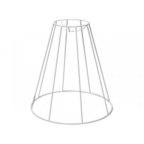 Lampenschirmgestell rund, konische Form (hängend) h = 315 mm, ø 300/125 mm