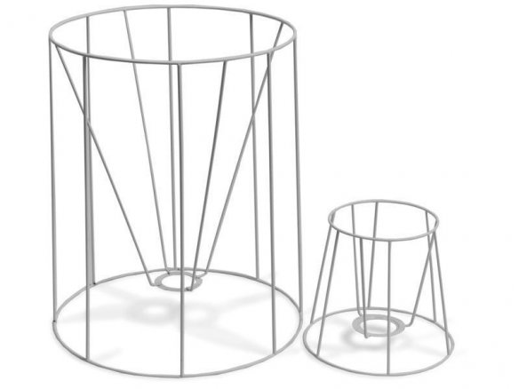 Lampshade Frame Round Conical F, How To Cover Lampshade Frame