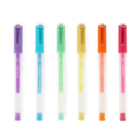 Legami gel pen, set 6 pieces, 1 mm, l = 10.8 cm, pastel