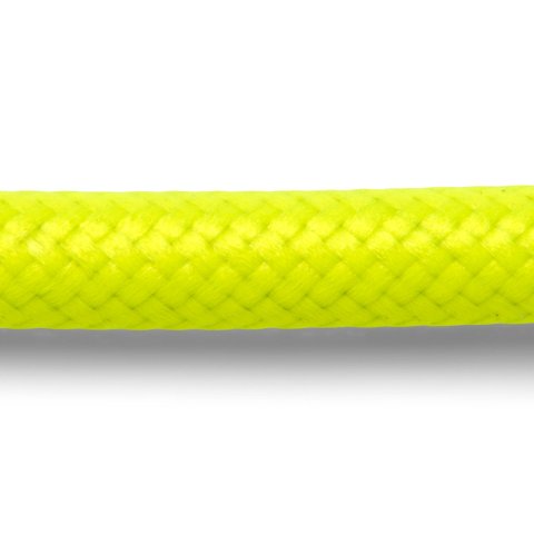 Textilkabel rund 3 x 0,75mm², d = ca. 7 mm, neon gelb