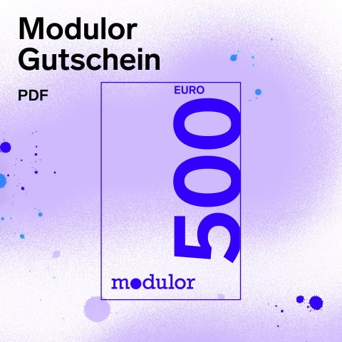 Modulor Gutschein 500 EURO (PDF)