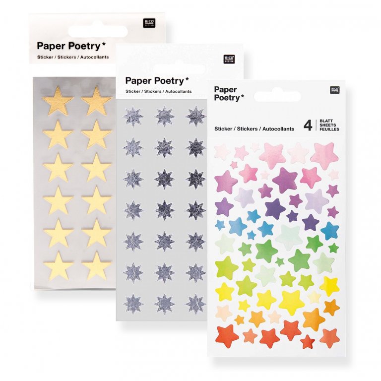 Sticker Paper Poetry Sterne