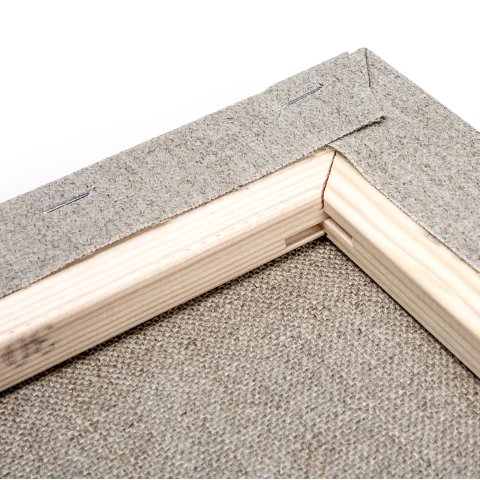 Modulor universal stretched canvas pro, natural linen fabric, 330 g/m², 10 x 10 cm