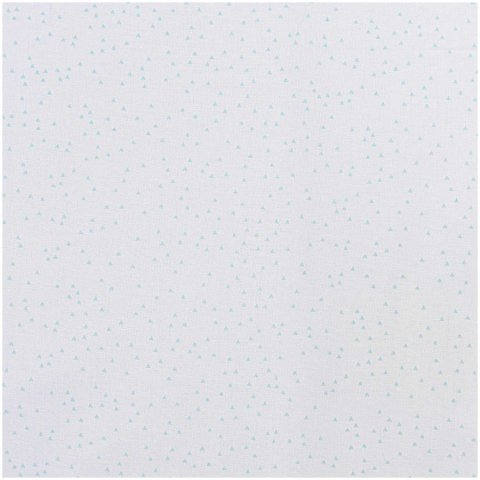 Stoffabschnitt, gemustert 50 x 140 cm, 100% Bw, grau Dreiecke
