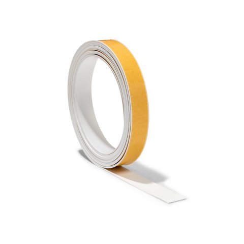 Stadur Viscom Edge profile tape, self-adhesive, white PVC-free, 19 mm x 5 m