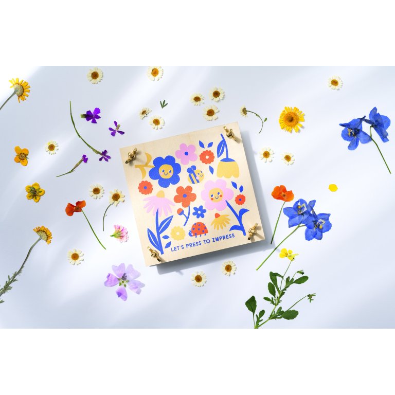 Kit Pressa Fiori WANDIC In Legno, Set Per Arte Botanica Con Strumenti Fai Da Te, Per Imparare E Creare Regali Unici - 4