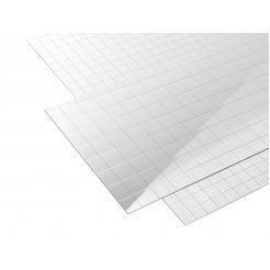 Polystyrene mirror, self-adhesive, 20 mm squares