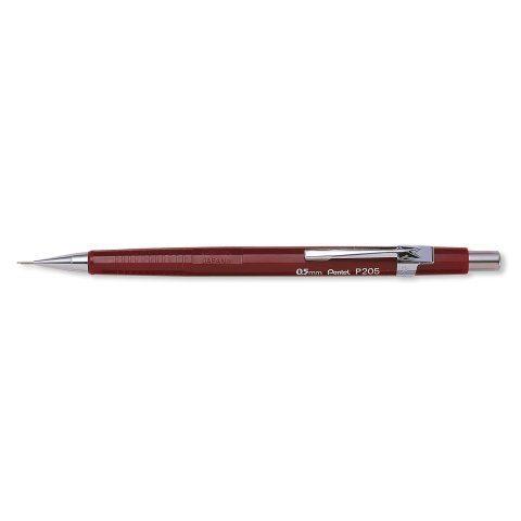 Druckbleistift Sharp P200 0,5 mm, Schaft dunkelrot