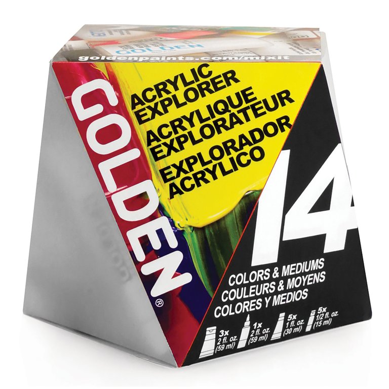 Golden Acryl-Farben & Medien Testset