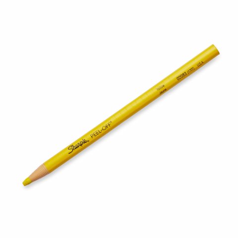 Bolígrafo multiusos Sharpie Marcador de China con hilo pelable, amarillo