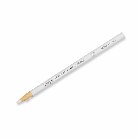 Bolígrafo multiusos Sharpie Marcador de China con hilo pelable, blanco