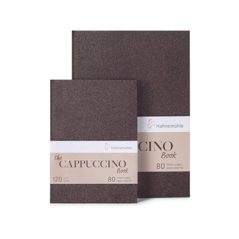 Hahnemühle The Cappuccino sketchbook, 120 g/m² 297 x210mm, DIN A4 PF , 40sht/80pgs, thread-stitched