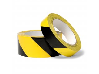 Sicherheit Zeichen Band Warnung Klebeband Selbstklebend Markieren PVC Hazard 