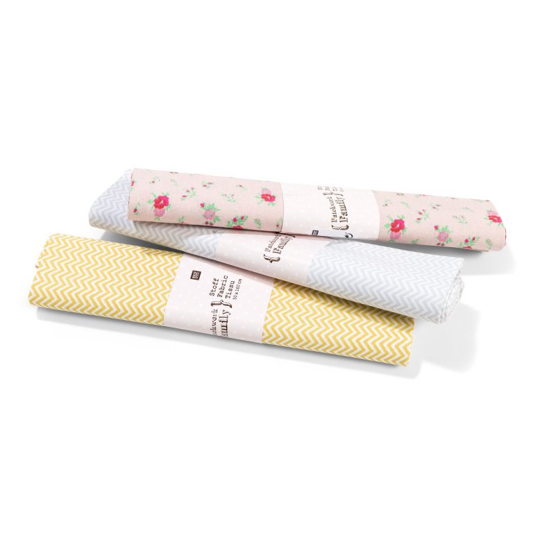 Familia Cotton Patchwork, secciones de tela gemus.