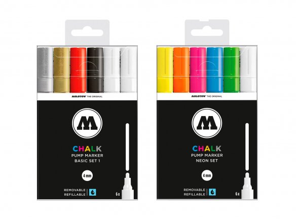 Molotow Chalk Marker 4 mm, 6er-Set