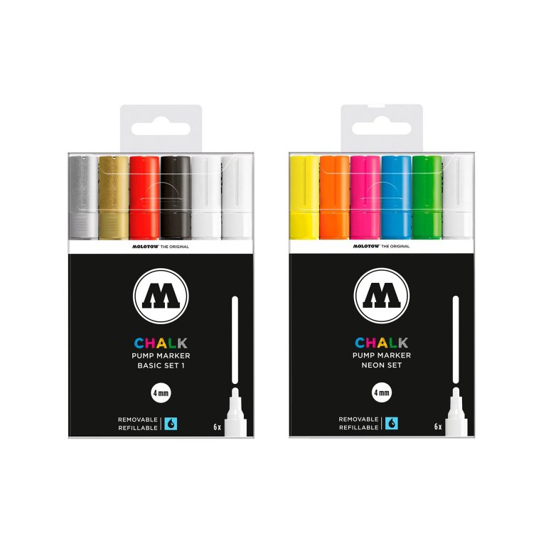 Molotow Chalk Marker 4 mm, 6er-Set