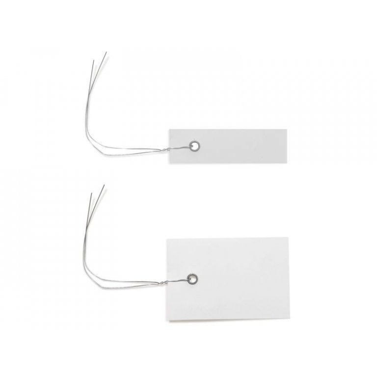 Hang tags, plastic,, with hole