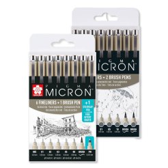 Sakura Fineliner Pigma Micron, set da 8
