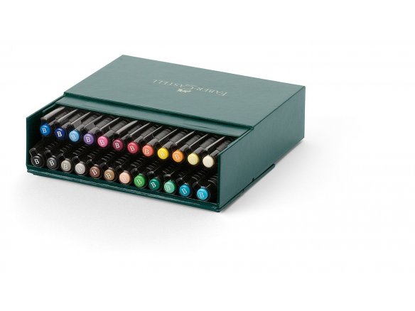 Faber-Castell Pitt Artist Pen B, set da 24