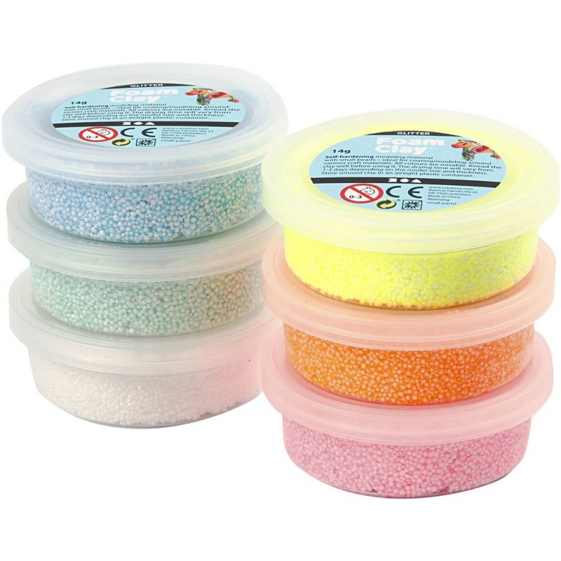 Foam outlet clay sets